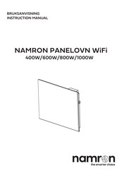 Namron PANELOVN 600W Instruction Manual