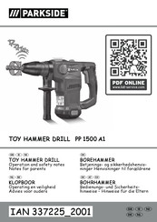 Parkside PP 1500 A1 Operation And Safety Notes