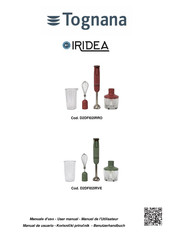 Tognana IRIDEA D2DFI02IRRO User Manual