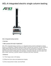 Aliyiqi AEL-A-30 Manual