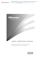 Hisense FT184D4AWYE User's Operation Manual