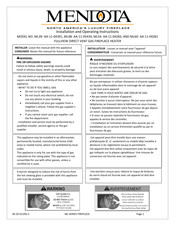 Mendota ML39-AA-11-04391 Installation And Operating Instructions Manual