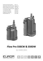 EUROM Flow Pro 550CW Operating Instructions Manual