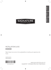 Signature SKSPH4802S Installation Manual