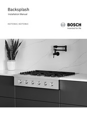 Bosch Backsplash HEZ7YZ36UC Installation Manual