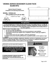 Inca Metal Cutting VIENNA-60 Installation And Operating Instructions Manual