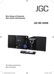 JGC JGC-MS-33USB User Manual