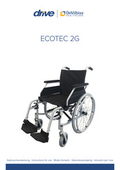 DeVilbiss drive ECOTEC 2G Instructions For Use Manual