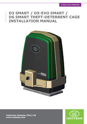 CENTURION SYSTEMS D5-EVO Installation Manual