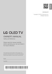 LG OLED48C48LA.AEU Owner's Manual