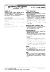 MG R7I4DML3-DA32A Instruction Manual