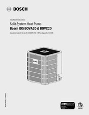 Bosch IDS BOVC20 Installation Instructions Manual