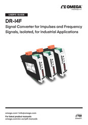 DwyerOmega Omega DR-I4F User Manual