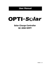 opti-solar SC-3KW MPPT User Manual