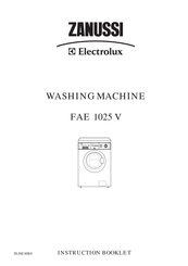 Zanussi Electrolux FAE 1025 V Instruction Booklet