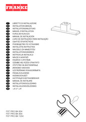Franke FST PRO BK 904 Installation Manual