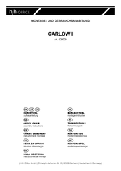 HJH office CARLOW I 820029 Assembly Instructions Manual