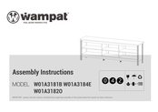 Wampat W01A3182O Assembly Instructions Manual