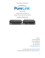 PureLink HUE-100 User Manual