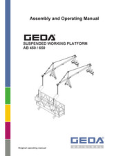 GEDA AB 450 Assembly And Operating Manual