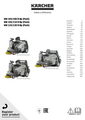 Kärcher KM 105/110 R Bp Manual