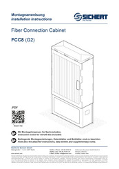 Sichert FCC8 G2 Installation Instructions Manual