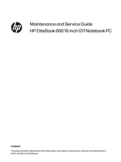 HP EliteBook 660 G11 Maintenance And Service Manual