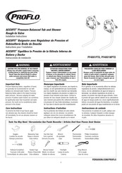ProFlo PF4001PTD Installation Instructions Manual