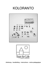 Nienhuis Toys for Life KOLORANTO Instructions Manual