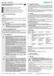 elobau 463 121 B1 Original Operating Instructions