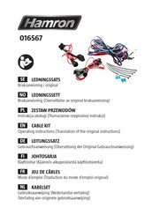 Hamron 016567 Operating Instructions Manual