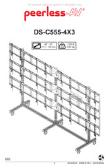 peerless-AV DS-C555-4X3 Manual
