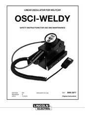 Lincoln Electric OSCI-WELDY Use And Maintenance