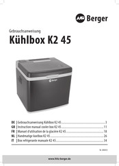 BERGER K2 45 Instruction Manual