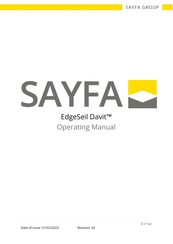 SAYFA EdgeSeil Davit Operating Manual