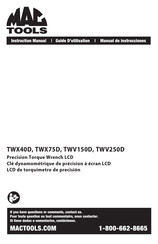 MAG TOOLS TWV150D Instruction Manual