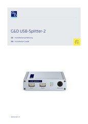 G&D USB-Splitter-2 Installation Manual