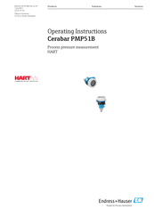 Endress+Hauser Cerabar PMP51B Operating Instructions Manual