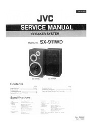 JVC SX-911WDR Service Manual