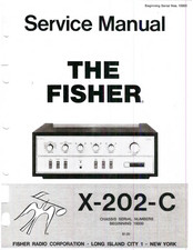 Fisher X-202-C Service Manual