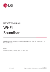 LG SPT8-W Owner's Manual