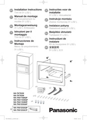 Panasonic NN-TK612GSAP Installation Instructions Manual