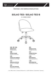 HJH office SOLAO TED B 645067 Assembly Instructions Manual