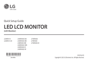 LG 27MR400-B Quick Setup Manual