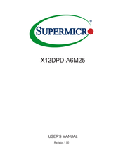 Supermicro X12DPD-A6M25 User Manual