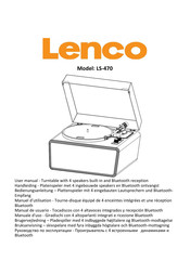LENCO LS-470WA Manual