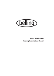 Belling BFW612 Whi User Manual