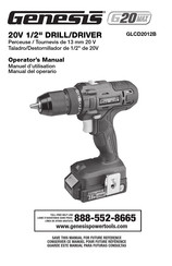 Genesis GLCD2012B Operator's Manual