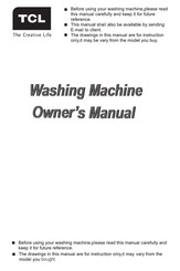 TCL TCL-WM914G Owner's Manual