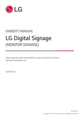 LG 30EW5TP-A Owner's Manual